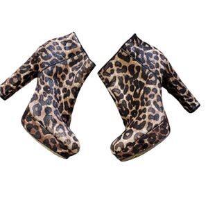 Michael Michael Kors Leopard Ankle Boots